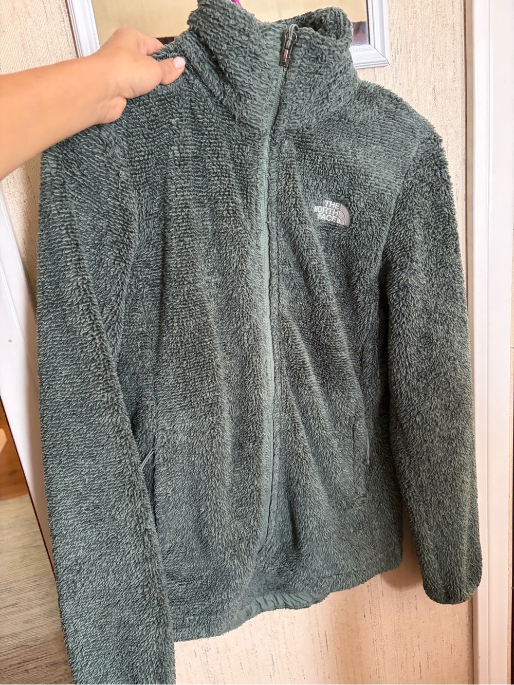 The North Face Women’s Teddy Fleece Jacket — Green